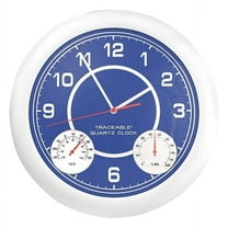 Manufacturer Varies 12-1/2" Clock w/ Thermometer/Humidity 1071