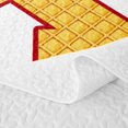 thumbnail image 5 of Erosebridal Girls Blue K Letter Twin Quilt Set, Ice Cream Baseball Twin Coverlet Set, 2-Piece, 5 of 7