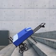 thumbnail image 5 of Portable Stair Climbing Cart Folding Trolley w/ 6 Wheels Stair Climber Hand Truck with Adjustable Handle, 5 of 22
