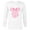 White, variant on Disney Minnie Mouse Pink Easter - Long Sleeve T-Shirt for Men - Customized-White