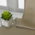 thumbnail image 3 of OVZME Bethany Camel Curtains 63 Inch Length 2 Panels, Solid Soft Airy Light Filtering Window Shades Faux Linen Textured Semi Sheer Farmhouse Curtains for Bedroom Living Room, Each 40"Wx63"L, 3 of 5