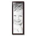 thumbnail image 2 of ArtToFrames 8" x 24" Cherry Stain Picture Frame, 8x24 inch Red Wood Poster Frame (WOM-4111),  Pack, 2 of 7