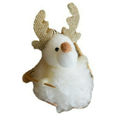 

Christmas Creative Small Objects Sleigh Doll Decoration Pendant Christmas Tree Pendant Arrangement Love Birds Decorations Acrylic Bead Curtain Chains for Crafts Acrylic Chandelier Stand Staircase