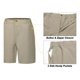 thumbnail image 3 of Pantalones Cortos De Golf Lda Para Mujer, Ligeros, De Secado, 3 of 6