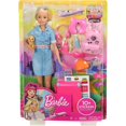 thumbnail image 1 of Muñeca de viaje Barbie Original, muñeca de viaje Barbie Chelsea con más de 10 accesorios, juguete para regalo de cumpleaños para niñas FWV25 FWV20 xuanjing unisex, 1 of 2