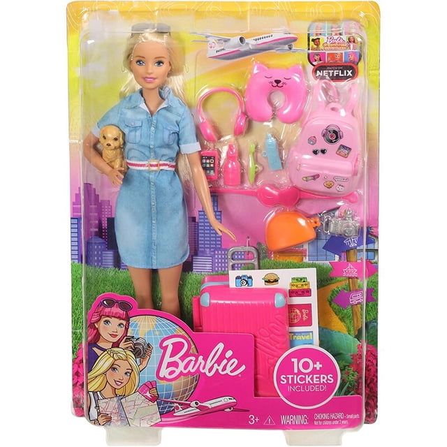 Muñeca de viaje Barbie Original, muñeca de viaje Barbie Chelsea con más de 10 accesorios, juguete para regalo de cumpleaños para niñas FWV25 FWV20 xuanjing unisex