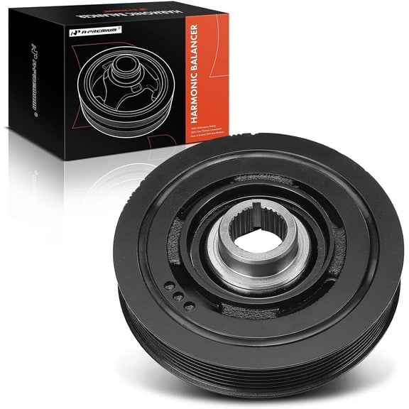 A-Premium Engine Harmonic Balancer Crankshaft Pulley Compatible with Honda CR-V 2015-2019, Accord 2013-2017 & Acura TLX 2015-2020, ILX 2016-2017/2019-2020, DOHC L4 2.4L, Replace# 138105A2A01