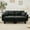 Dark Gray 8, variant on Living Room Sofas Boucle Fabric Sectional 2-seater Loveseat Sofa Couch With Distinctive Shell-shaped Armrests And Removable Ottoman,Cylindrical Legs Wrapped with Self-fabric,Dark Grey Color,Comforta