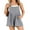 Gray, variant on Women Sleeveless Linen Short Overalls with Pockets Loose Fit Summer Casual Jumpsuits Wide Leg Bib Rompers for Casual