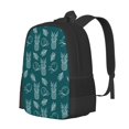 thumbnail image 2 of Daiia Tropical Pineapple Backpack for Men and Women -Durable Backpack Large Capacity, Water-Resistant Bag with Adjustable Straps and Laptop Compartment, 2 of 9
