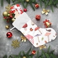 thumbnail image 6 of Coolnut Mushroom Christmas Stocking Personalized Large Candy Stocking, Xmas Stockings Decoration Hanging Gift for Family Holiday Party Ornaments Decor Fireplace, 6 of 7