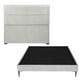 thumbnail image 1 of Cabecera Ibiza Gris Matrimonial + Box Base Cama Slim Matrimonial, 1 of 7