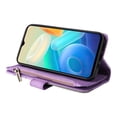 thumbnail image 2 of Wallet Case for vivo Y76 5G, PU Leather Zipper Storage Bag Kickstand Shockproof Flip Cover for vivo Y76 5G, 2 of 5