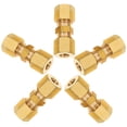 thumbnail image 1 of DEEPCRAFF 5Ud De Tubo Compresión En Latón Dorado Resistente Para Mecánicas, 1 of 6