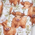 thumbnail image 5 of Arlun Womens Pajama Sets Button up Satin Pjs Short Sleeve and Shorts 2 Piece Pjs Sets Cute Leopard Highlands Beef Graphic Loungewear with Chest Pocket 2-White XL, 5 of 7