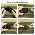thumbnail image 3 of Universal Tree Stand Seat Replacement with Pocket, Replacement Treestand Seat with Adjustable Strap Hunting, 3 of 6