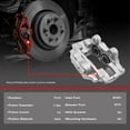 thumbnail image 3 of Funire Front Brake Caliper Compatible With 2003-2009 Toyota 4Runner, Front Driver & Passenger Side, 19-2767 19-2766, 3 of 8