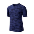 thumbnail image 5 of Camo Shirt for Men Summer Short Sleeve Crewneck Loose Casual T-Shirts Workout Tee Shirt, 5 of 5