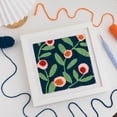thumbnail image 4 of Visland Punch Needle Kit Complete Punch Stitch Threads Needle Frame Floral Pattern Set DIY Punch Needle Kits for Adults Beginners, 4 of 8