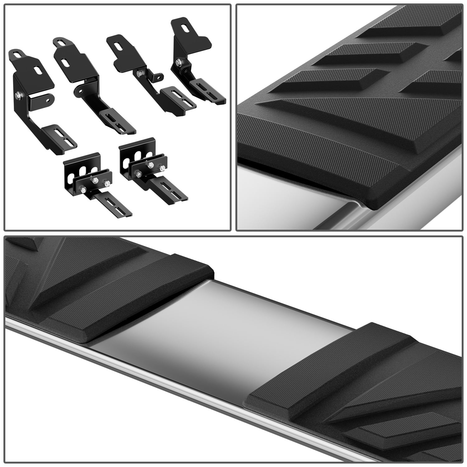Nuvision for 11-19 Ford Explorer 6.5" W Premium Running Boards Side Step Pedal Nerf Bar