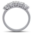 thumbnail image 2 of Pompeii 2 Carat 5-Stone Round Lab Grown Diamond Ring 14K White Gold (F,VS), 2 of 6
