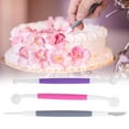 thumbnail image 5 of BIMZUC 3-Piece Fondant Cake Decorating Tool Set, Modelling Flower Patterns Pastry Carving Cutters, Baking Exhaust Needles (18.5cm, 17.8cm, 16.5cm / 7.28", 7.00", 6.50"), 5 of 9