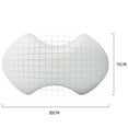 thumbnail image 5 of Leg & Knee Foam Support Pillow for Side Sleepers - Memory Sleeping, Pain Relief Sciatica, Back, HIPS, Knees, Joints, Pregnancy with Washable Cover, 5 of 9