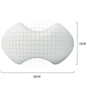 Yarino Memory Foam Pillow Knee Pillow Leg Pillows for Sleeping Elevation Body Pillow Memory Leg Memory Foam Pillow Back Knee Cushion Support Tool Wedge Pad
