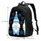 thumbnail image 5 of Balery Christmas Gnome Snowflake Mochila con carga USB para hombre y mujer - Mochila impermeable y antirrobo para portátil con puerto USB para viajes, trabajo, estudios y universidad, 5 of 7