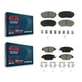 thumbnail image 1 of CMX Front Rear Ceramic Brake Pads Kit for Car 2016-2023 Mazda CX-9 KCX-100195, 1 of 9