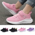 thumbnail image 2 of Girls Sneakers Size 12,Little Big Kids Boys Girls Running Sneakers Easy On Off Lightweight Breathable Mesh Non Slip Footwear for School Sports Outings, 2 of 10