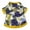 Yellow, variant on Visland Pet Summer T-Shirts Hawaii Style Floral Dog Shirt Breathable Cool Plant Printed Clothes Beach Puppy Shirt for Puppy, Small Dog