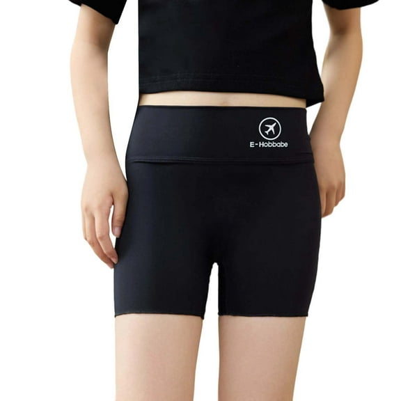 TANYSU Girls Sports Shorts Breathable Elastic Comfortable Summer Casual Shorts Bottom Pants For Boys 2-16 With High Waist And Built In Shorts For Girls Child Solid Color