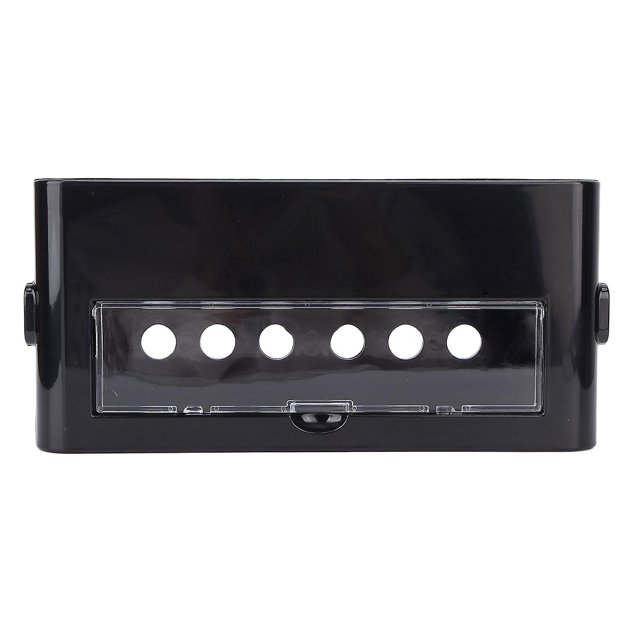 Power Outlet Storage Box, Safe and Dustproof, Plastic Cable Organizer, for Home, Medium, Black
