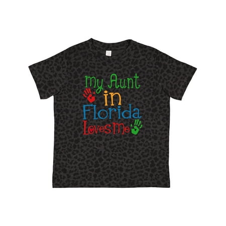 

Inktastic My Aunt in Florida Loves Me Gift Toddler Boy or Toddler Girl T-Shirt
