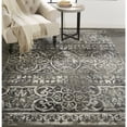 thumbnail image 3 of 5' X 8' Gray Ivory And Taupe Abstract Stain Resistant Area Rug, 3 of 9