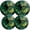 Black0025, variant on Electric Stove Burner Covers,4 Pcs Round Gas Burner Cover,8 and 10 Inch,Colorful Bee Collecting Nectar