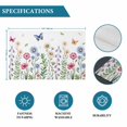 thumbnail image 6 of Spring Floral Placemats Set of 4, Pink Blue Flowers Botanical Butterflies Placemats for Dining Table, Place Mats for Kitchen Tabletop, Waterproof Wipeable Dining Table Mats Set, 6 of 9