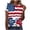 Z03 Flag Floral, variant on Erwazi Women's 4th of July T-Shirt Crew Neck Short Sleeve USA Independence Day Printed Tee Top