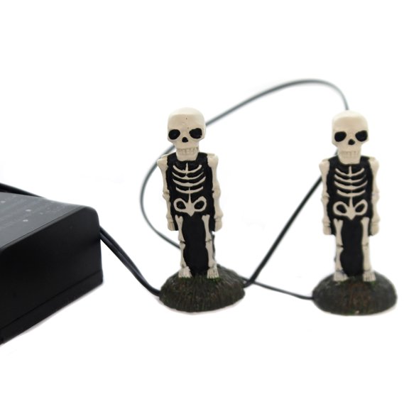 Department 56 Accessory Lit Skeleton Yard Decor Halloween Village 6001751