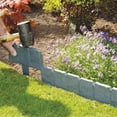 thumbnail image 3 of Oubit 20pcs Landscape Edging Border Plastic Garden Fence Lawn Decorative Border, 3 of 6