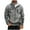Mens Jackets Gray, variant on S-5X Mens Big & Tall Jackets with Pockets Plus Size Fleece Lined Zip Up Coats Long Sleeve Solid Color Mock Neck Thermal Warm Outerwear Sweatshirts