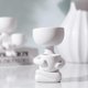 thumbnail image 3 of Jinyi Ceramic Planter Pot Portrait Flower Pot Table Succulent Cactus Vase Sitting Human Shaped Flower Holder Desktop Plant Container (1pc, Black), 3 of 5