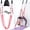 Pink, variant on Yoga Stretching Strap, Aerial Yoga Strap, Adjustable Fitness Strap Band for Waist Trainer Leg Stretching, Anti-gravity Inversion Exercise Door Flexibility Tensile Trainer for Pilates Dance(Green)