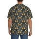 thumbnail image 3 of Fotbe Flower Butterfly Camisa Estampada de Manga Corta para Hombre, Casual de Verano, Estilo Playero, Sin Arrugas-4X-Large, 3 of 5
