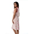 thumbnail image 2 of Just Love Womens Nightgown Sleep Dress (Pink - Floral Dot, Medium), 2 of 3