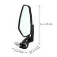 thumbnail image 5 of Zoyueyie 1 Pair Universal Aluminum Alloy Motorcycle Bike Bar End Rear Side View Mirrors, 5 of 10