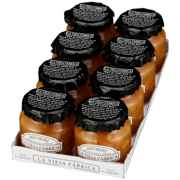 LaVieja Fabrica Premium Sweet Orange Fruit Spread 8 pk case (9.9 oz each)