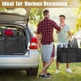 thumbnail image 6 of BYXAS 2-Pack Insulated Food Delivery Bag, XXX-Large Meal Grocery Tote Insulation Bag for Hot and cold Food, Commercial, Large Capacity Reusable Warming Bag, Black + Red, 6 of 9