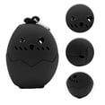 thumbnail image 3 of Unique Bargains 1 Pc Portable Cartoon Makeup Sponge Holder for Travel Black Silicone, 3 of 6